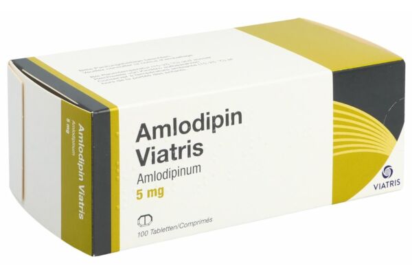 Amlodipin Viatris Tabl 5 mg 100 Stk