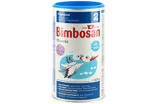 Bimbosan Classic 2 lait de suite bte 400 g