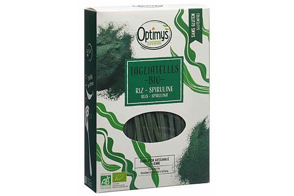 Optimys tagliatelles spiruline bio sans gluten 250 g