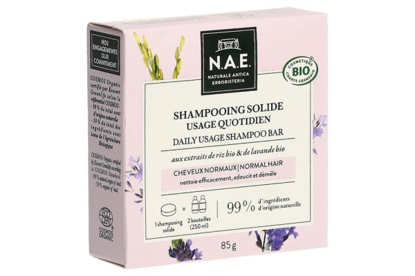 N.A.E. Solid Soap Shampoo täglicher Gebrauch 85 g