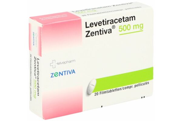 Levetiracetam Zentiva cpr pell 500 mg 20 pce