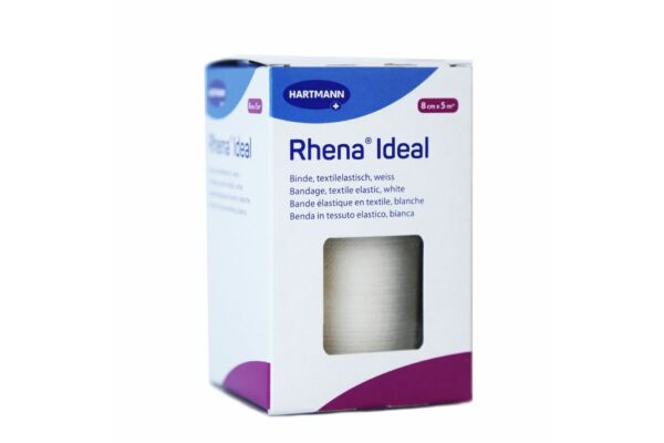 Rhena Ideal bande élastique 8cmx5m blanc