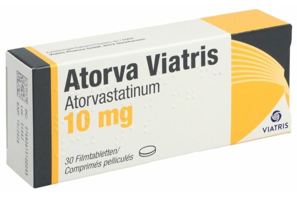 Atorva Viatris Filmtabl 10 mg 30 Stk