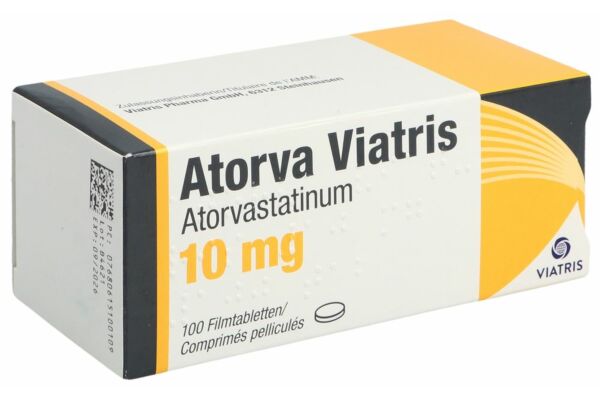 Atorva Viatris Filmtabl 10 mg 100 Stk