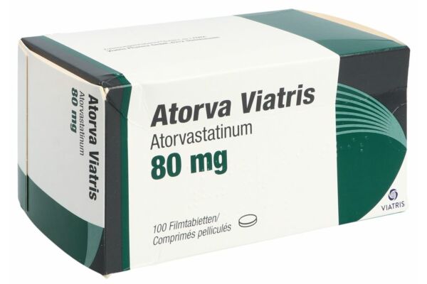 Atorva Viatris cpr pell 80 mg 100 pce