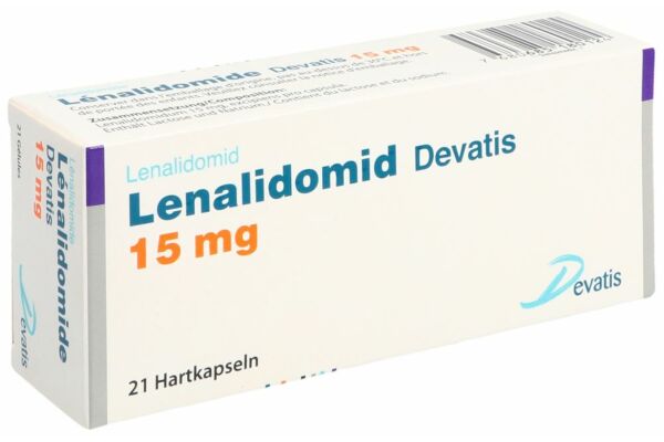 Lénalidomide Devatis caps 15 mg 21 pce