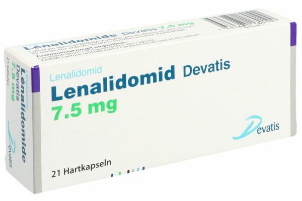 Lenalidomid Devatis Kaps 7.5 mg 21 Stk