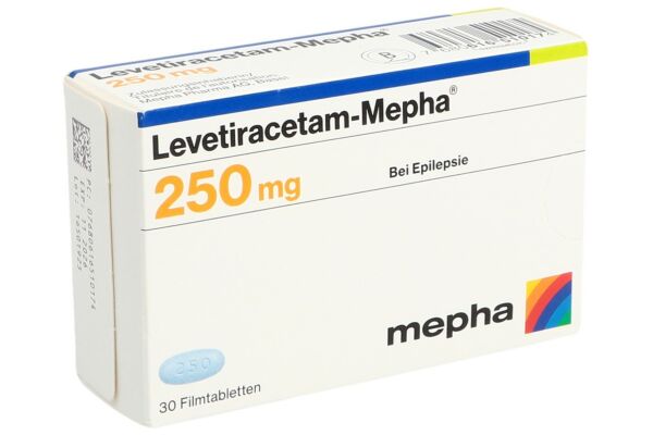 Levetiracetam-Mepha Filmtabl 250 mg 30 Stk