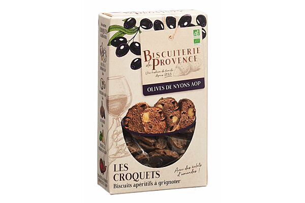 BISCUITERIE DE PROVENCE Aperitif Croquet Oliven Bio 90 g