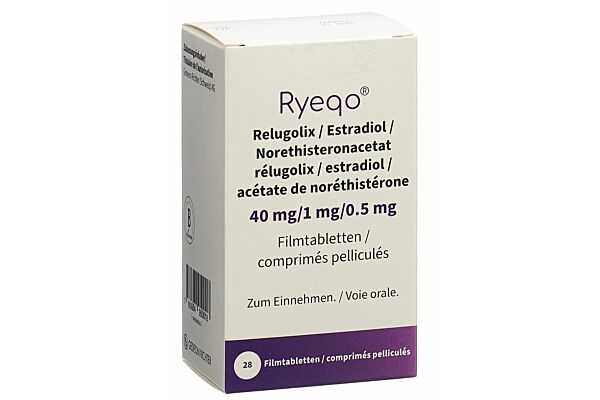 Ryeqo Filmtabl 40 mg/1 mg/0.5 mg 28 Stk