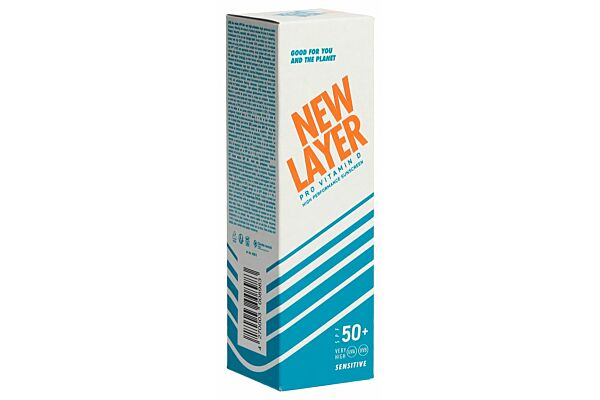 NEW LAYER Pro Vitamin D Sonnencreme sensitive LSF50+ Tb 200 ml