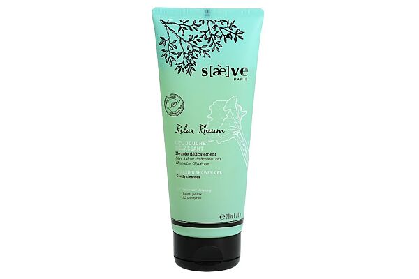 Saeve Relax Rheum gel douche délassant tb 200 ml