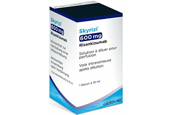 SKYRIZI Inf Konz 600 mg/10ml Durchstf 10 ml