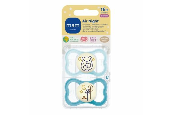 MAM Air Night Nuggi 16-36 Monate 2 Stk