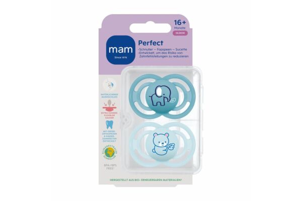 MAM Perfect lolette 16-36 mois blue/blue 2 pce