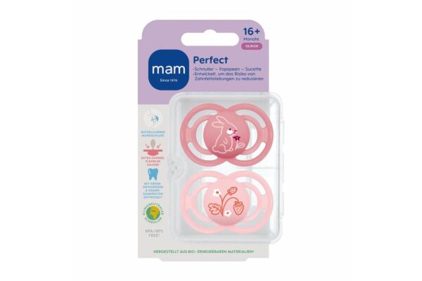 MAM Perfect lolette 16-36 mois pink/pink 2 pce