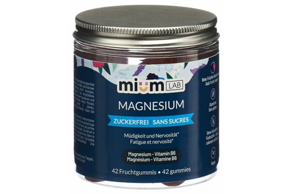 MiumLab gummies magnésium bte 42 pce