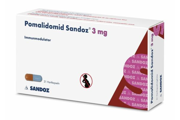 Pomalidomid Sandoz Kaps 3 mg 21 Stk