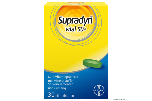 Supradyn Vital 50+ Filmtabl Ds 30 Stk