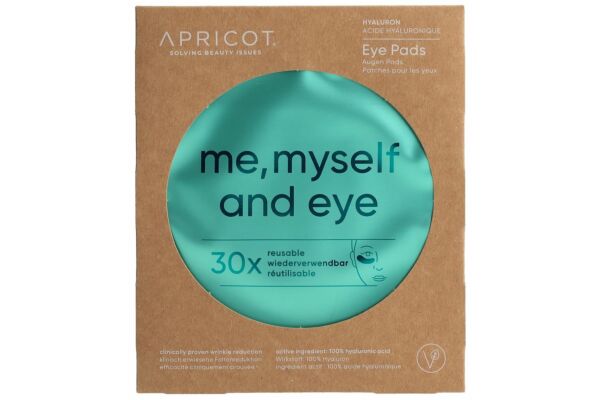 Apricot pads antirides pour les yeux réutilisables avec hyaluron 2 pce