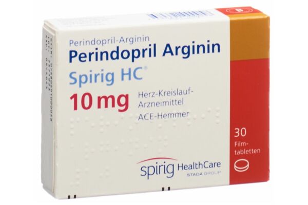 Périndopril Arginine Spirig HC cpr pell 10 mg 30 pce