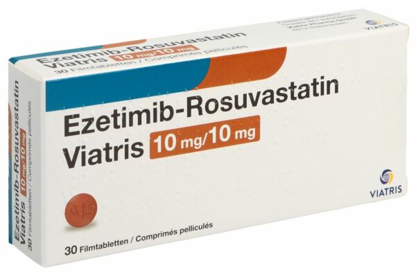 Ezetimib-Rosuvastatin Viatris cpr pell 10 mg/10 mg 30 pce