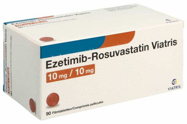 Ezetimib-Rosuvastatin Viatris Filmtabl 10 mg/10 mg 90 Stk