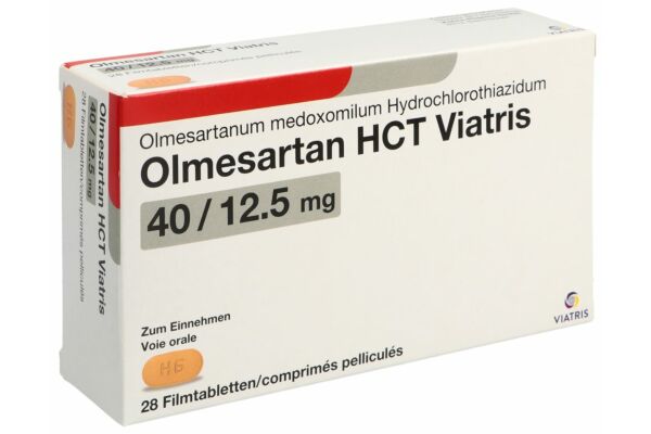 Olmesartan HCT Viatris Filmtabl 40/12.5mg 28 Stk