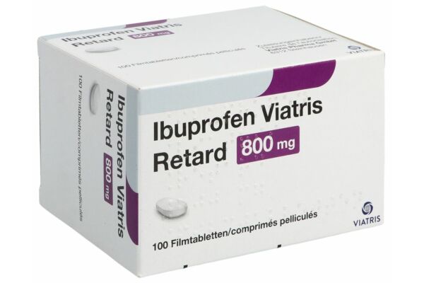 Ibuprofen Viatris Ret Filmtabl 800 mg Blist 100 Stk