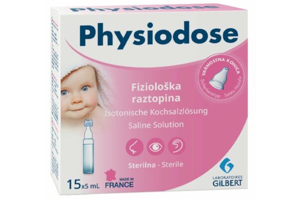 Physiodose physiologische Kochsalzlösung steril 15 Monodos 5 ml