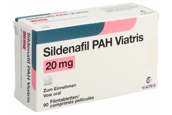 Sildenafil PAH Viatris cpr pell 20 mg 90 pce