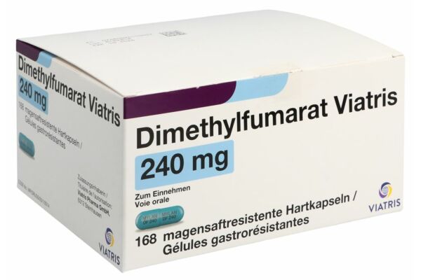 Dimethylfumarat Viatris Kaps 240 mg 168 Stk