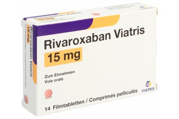 Rivaroxaban Viatris Filmtabl 15 mg 14 Stk