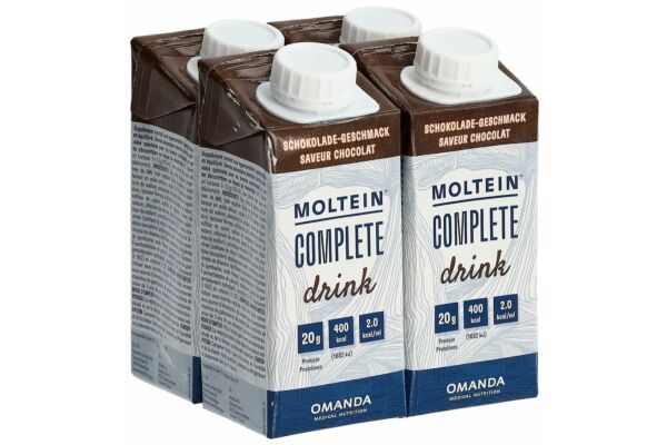 Moltein Complete Drink Schokolade 4 Tetra 200 ml