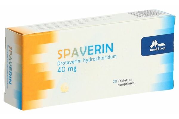 Spaverin Tabl 40 mg 20 Stk