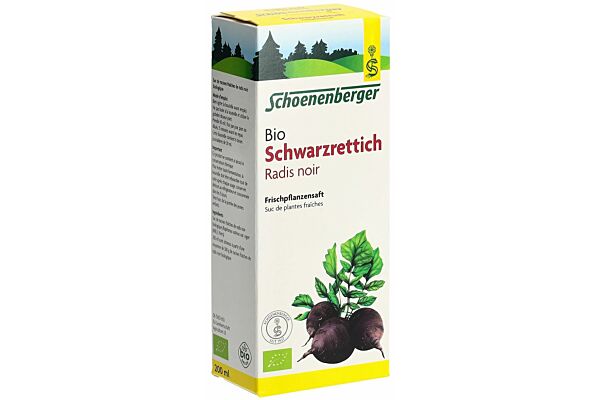 Schoenenberger Schwarzrettich Frischpflanzensaft Bio Fl 200 ml