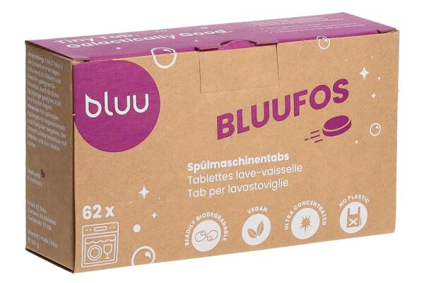 bluu bluufos tabs lave-vaisselle sach 62 pce