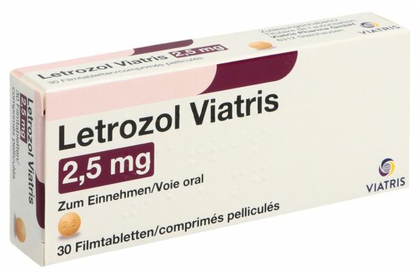 Letrozol Viatris Filmtabl 2.5 mg 30 Stk