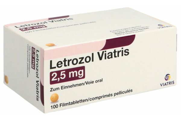 Letrozol Viatris Filmtabl 2.5 mg 100 Stk