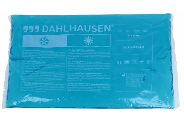 Dahlhausen compresses froides/chaudes 20x34cm thérapeutique 10 pce