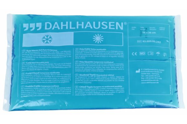 Dahlhausen compresses froides/chaudes 16x26cm thérapeutique 15 pce