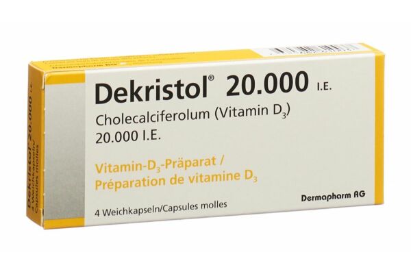 Dekristol Weichkaps 20000 IE 4 Stk