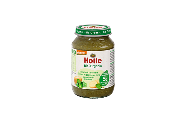 Holle purée d'épinards avec pommes de terre 190 g