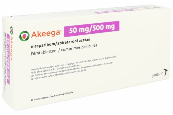 AKEEGA cpr pell 50mg/500mg 56 pce