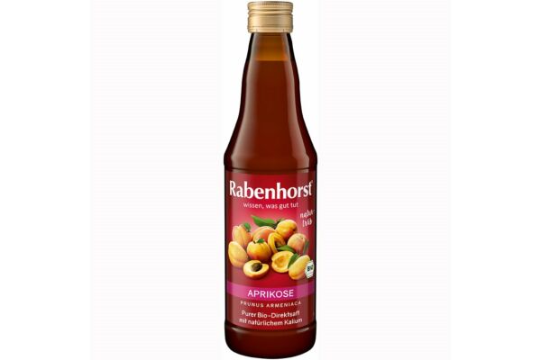 Rabenhorst jus d'abricot pur bio fl 330 ml