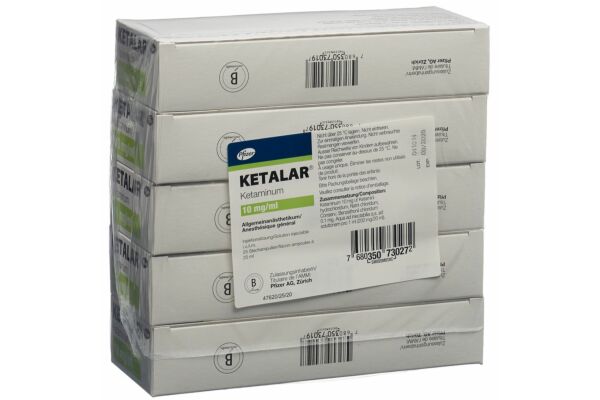 Ketalar Inj Lös 200 mg/20ml 25 Durchstf 20 ml