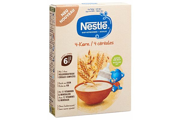 Nestlé Bouillie pour bébés 4 céréales 180 g