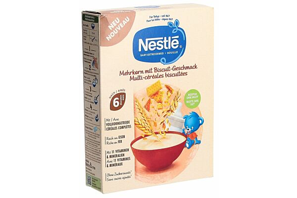 Nestlé Bouillie pour bébés multi-céréales biscuitées 180 g