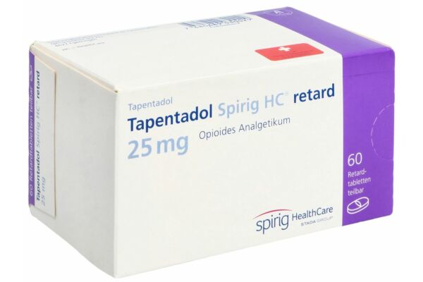 Tapentadol Spirig HC retard cpr ret 25 mg 60 pce