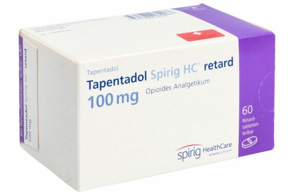 Tapentadol Spirig HC retard cpr ret 100 mg 60 pce